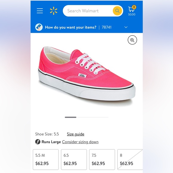 Vans Neon Era Shoes - Womens Size 7 - Picture 6 of 6